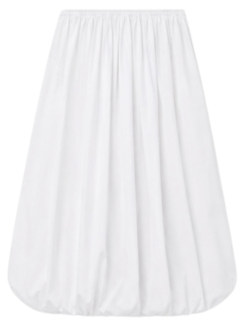 Alaïa White Cotton Balloon Wide-Leg Pants