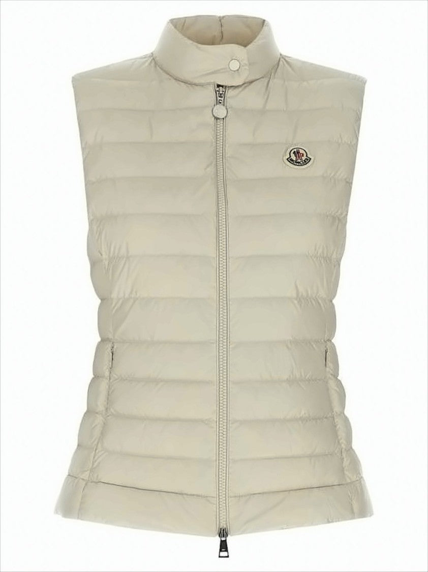 Moncler Quilted Vest With High Collar