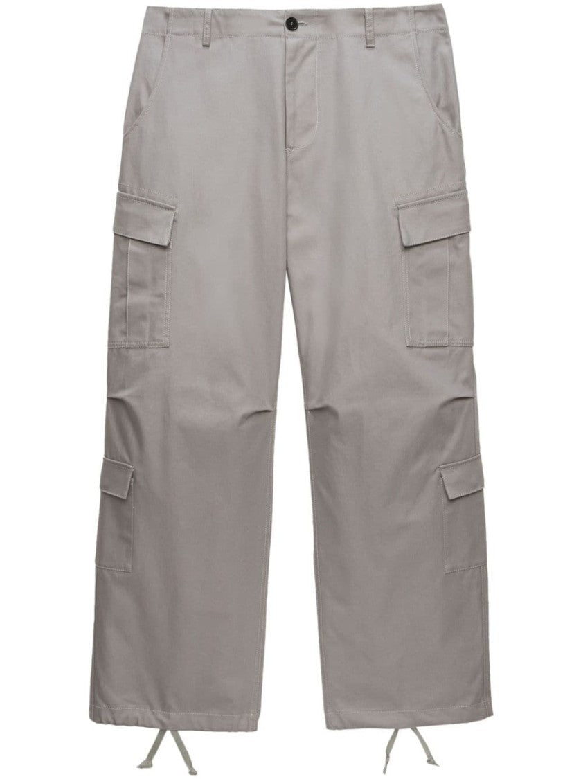 Msgm Grey Cargo Trousers