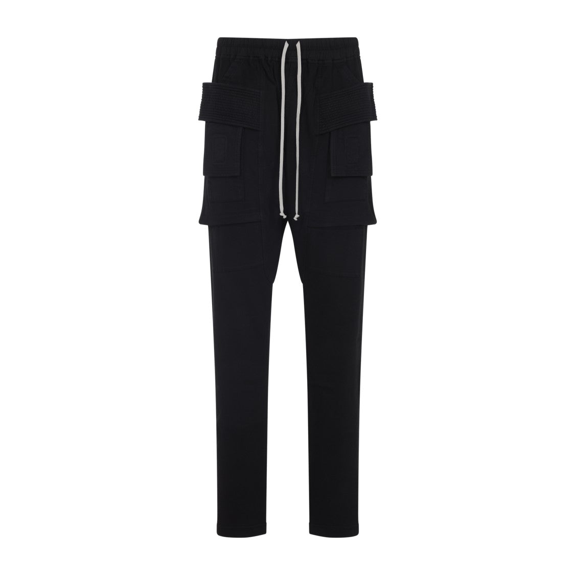 Drkshdw By Rick Owens Creatch Cargo Black Cotton Pants