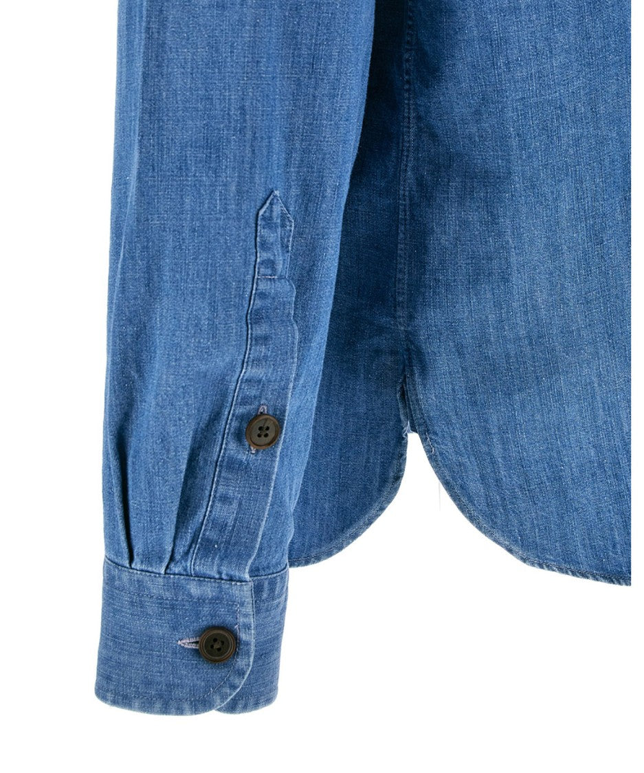 Fay Comfort Fit Denim Shirt