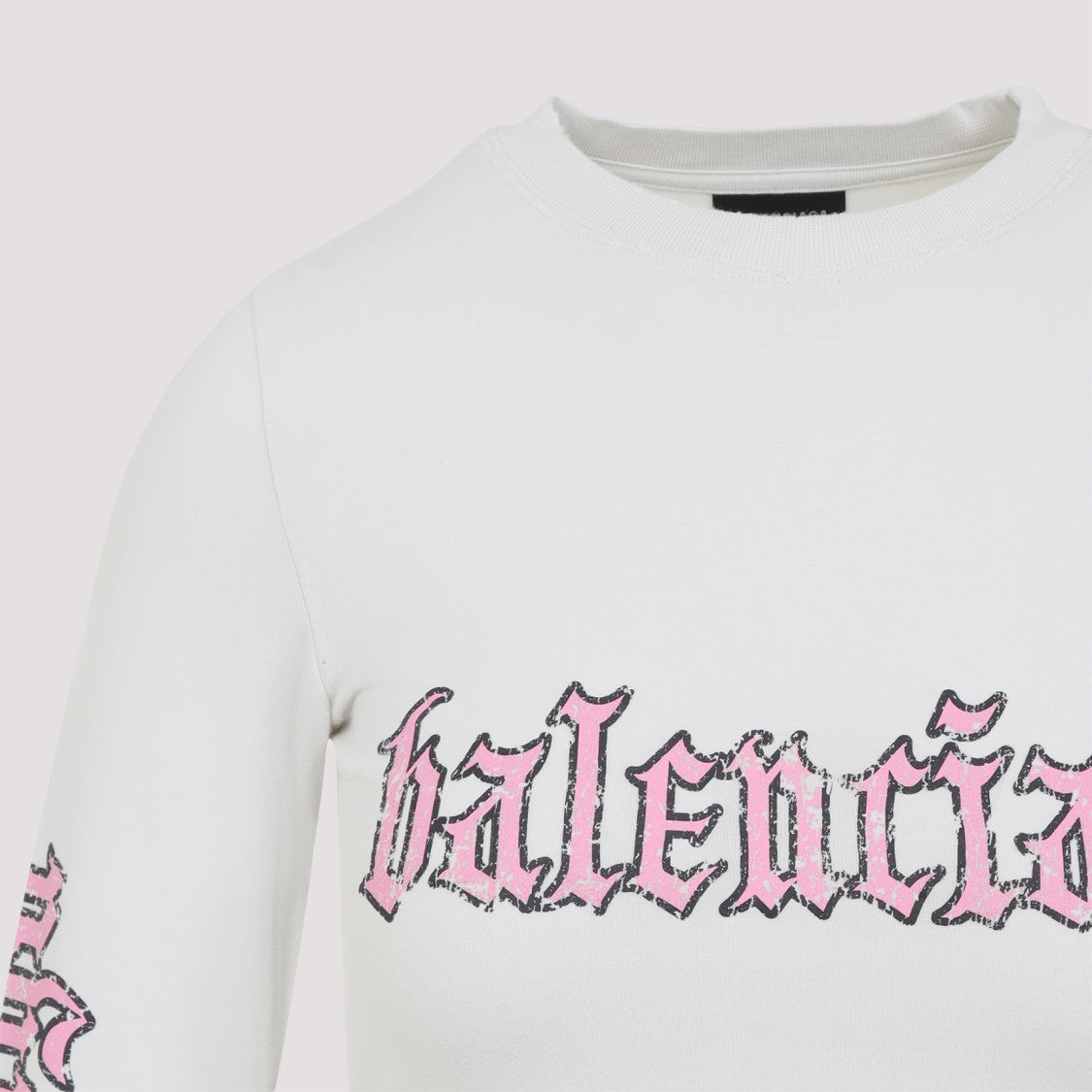 Balenciaga Long-Sleeve Cotton Blend T-Shirt