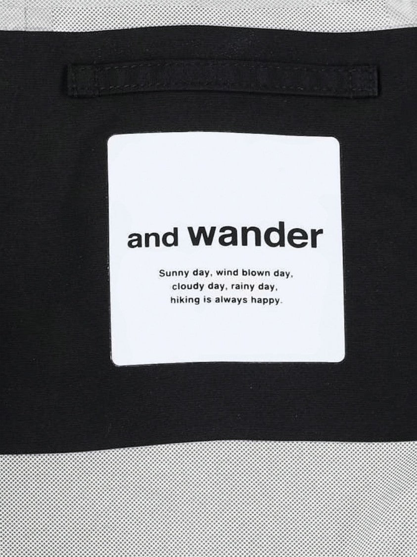 And Wander Lightweight Nylon Jacket With High Collar
