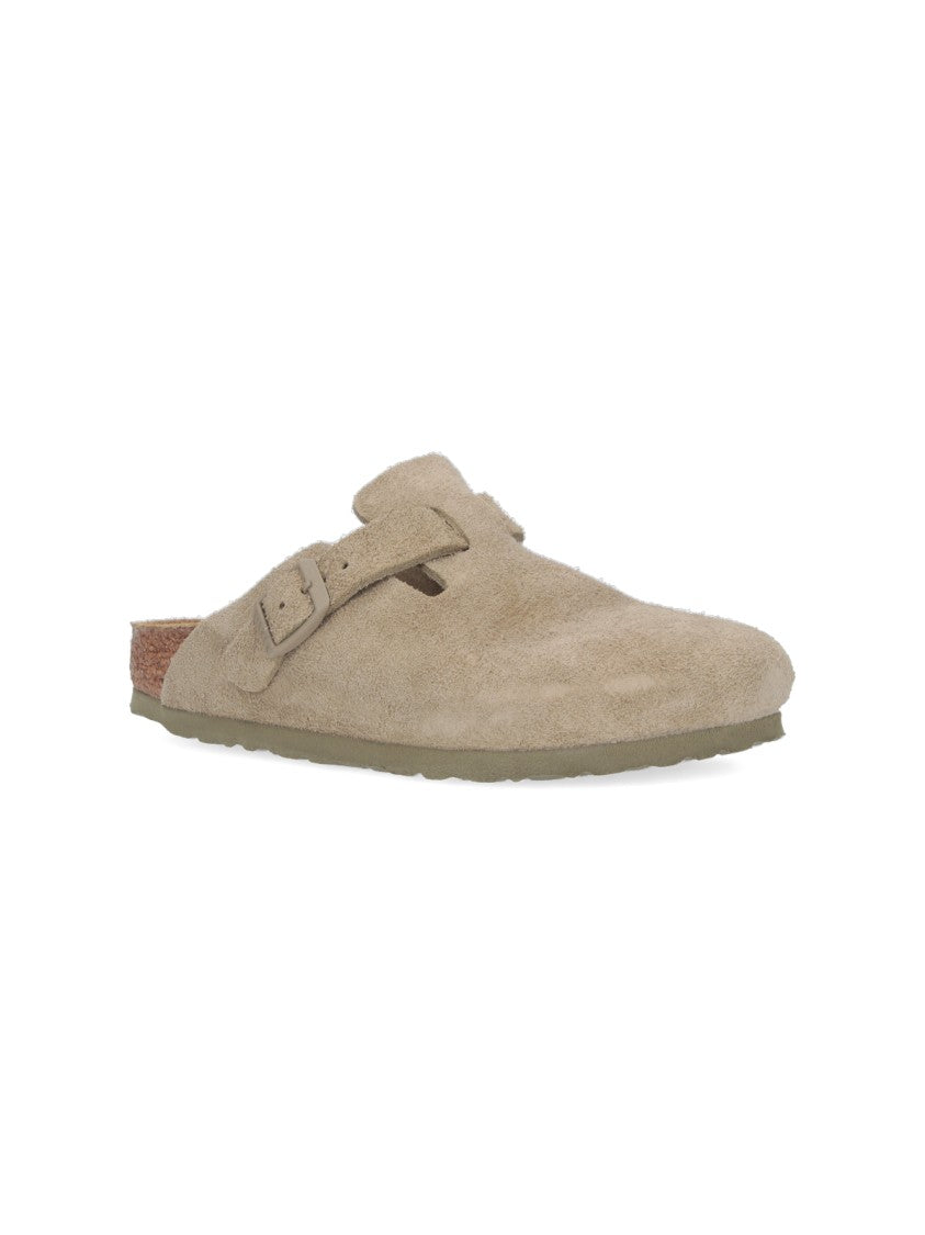 Birkenstock "Boston" Mules – Green