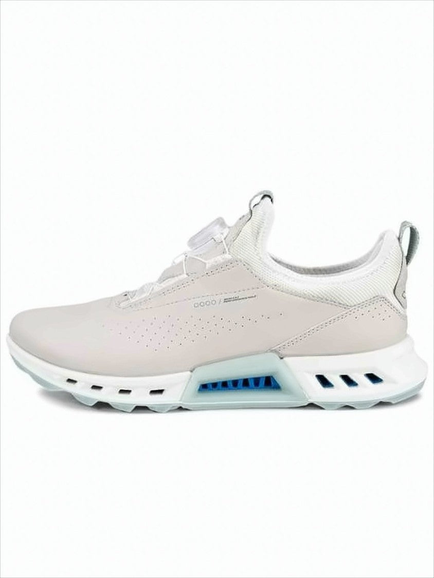 Ecco Low-Top Sneakers With Perforated Leather Upper