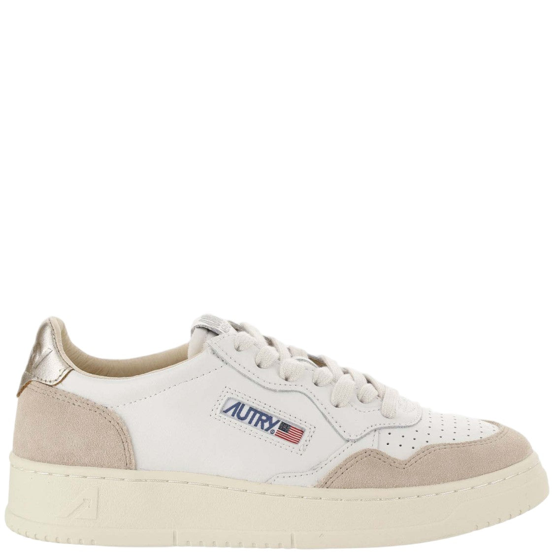 Autry Medalist Low Sneakers With Perforated Toe