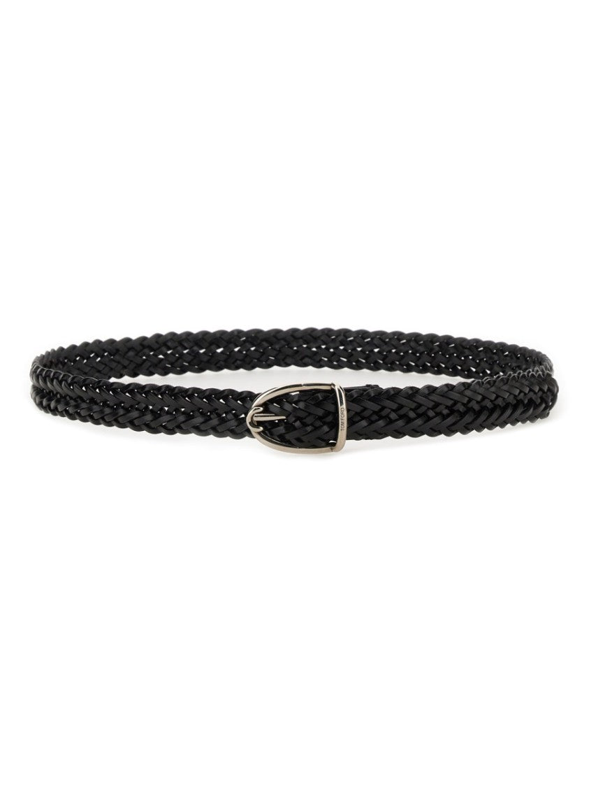 Tom Ford Braided Calf Leather Belt