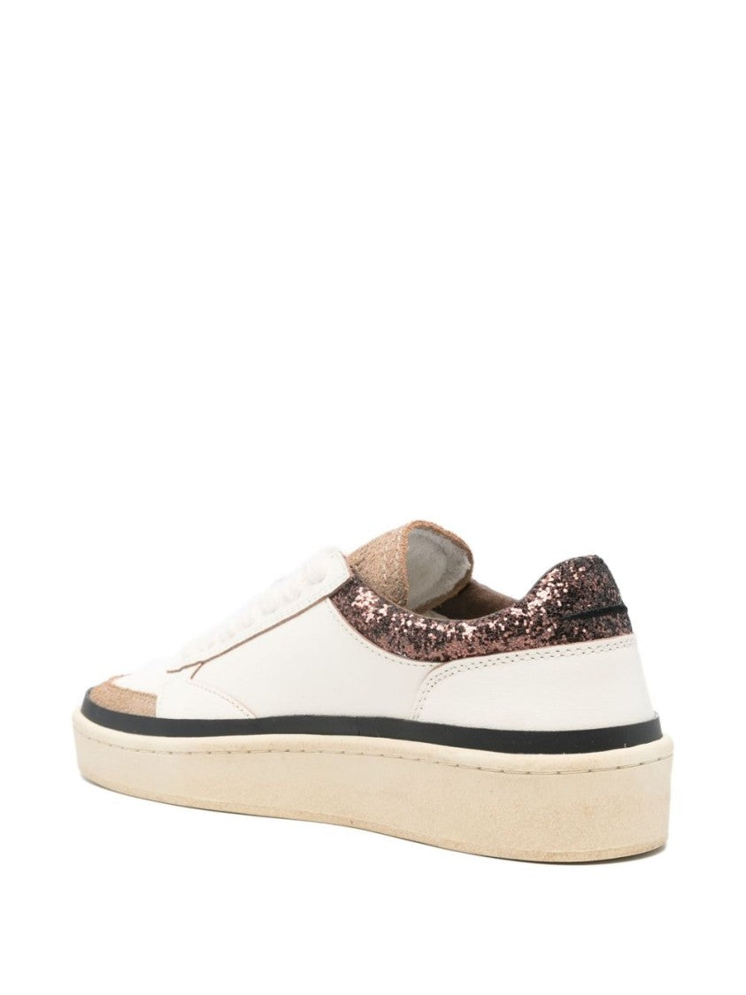 Ghoud Multicolour Leather Sneakers With Glitter