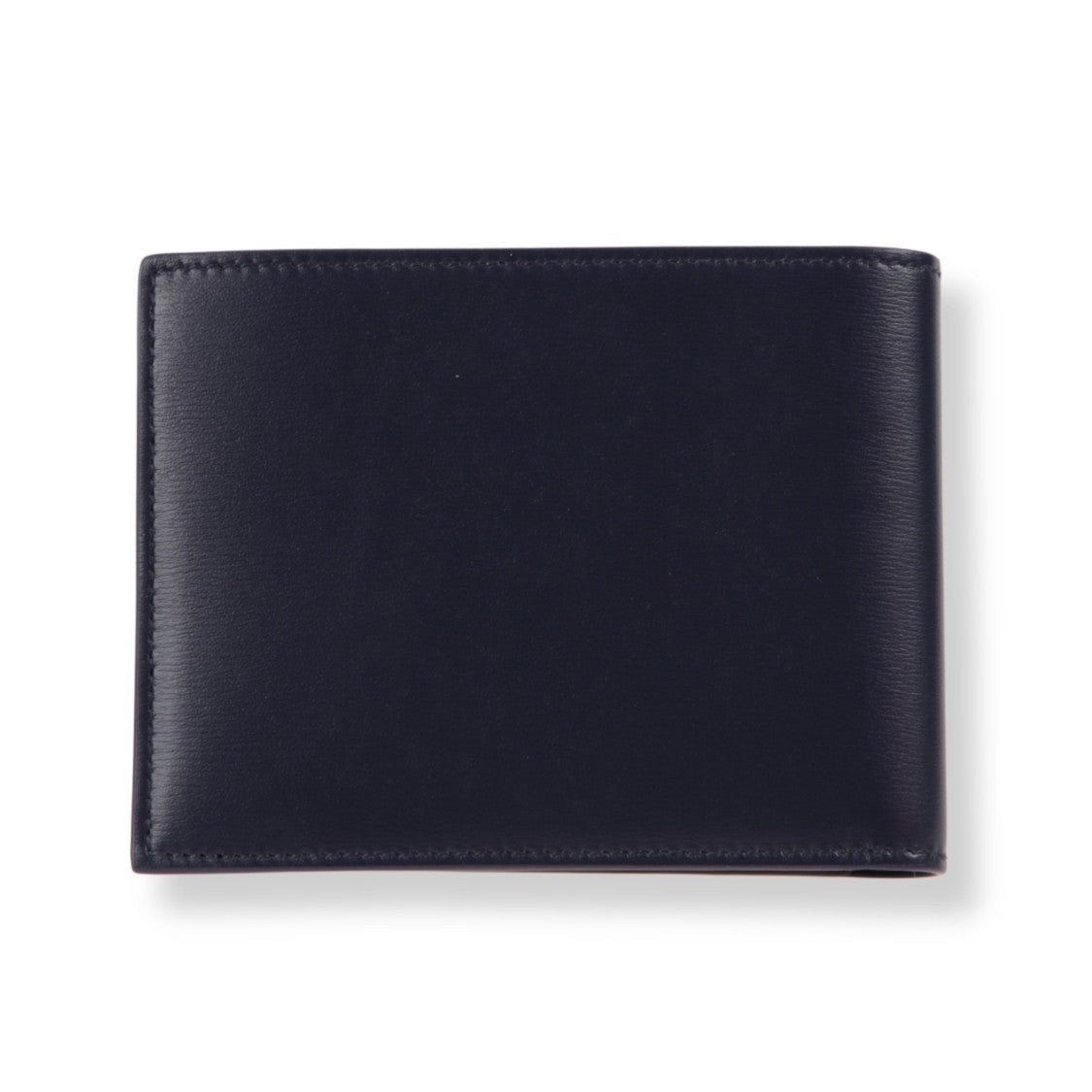 Ferragamo Minimalist Brown Leather Wallet With Subtle Stitching
