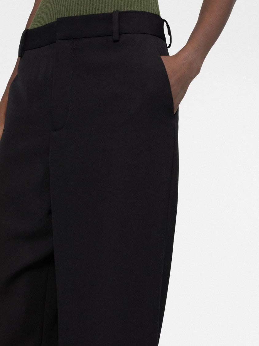 Balmain Mid-Rise Wide-Leg Trousers