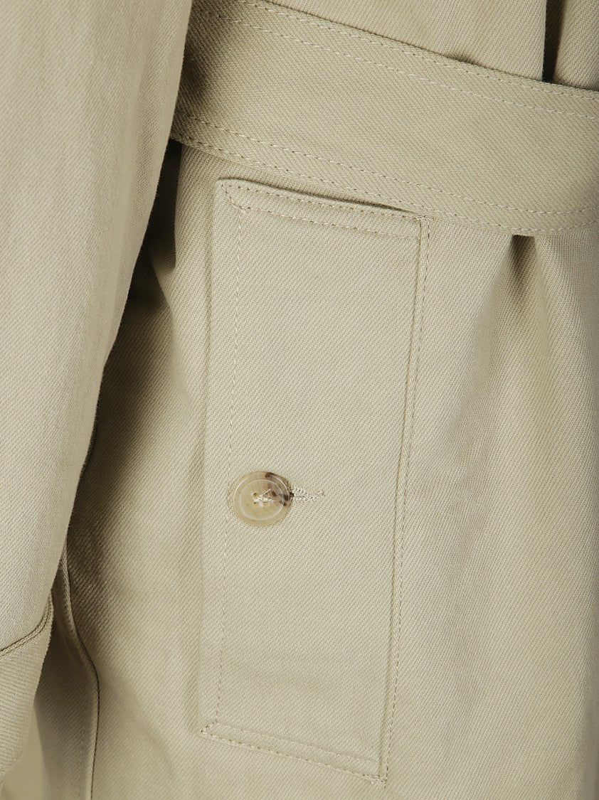 Haikure Long Trench Coat