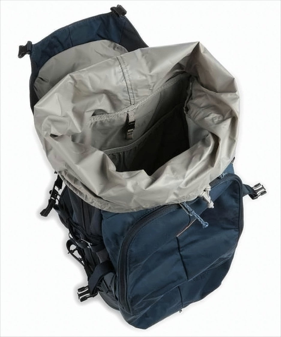 Fjallraven Kanken Structured Blue Backpack With Multiple Compartments
