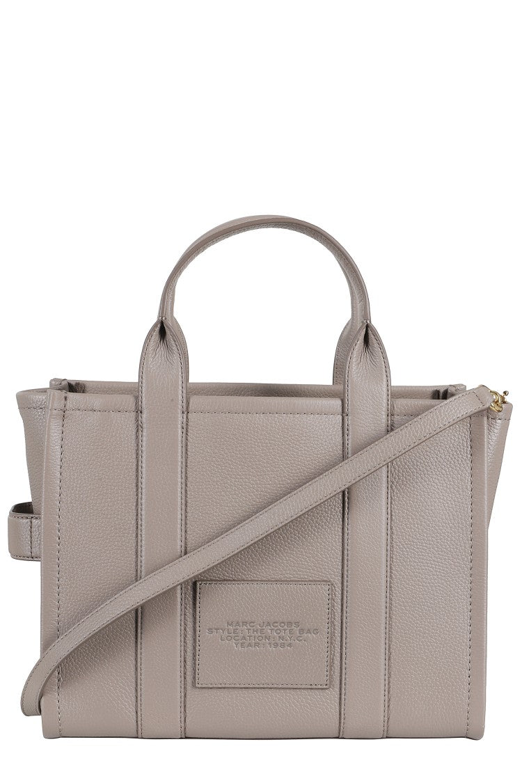 Marc Jacobs Structured Medium Tote In Full-Grain Leather