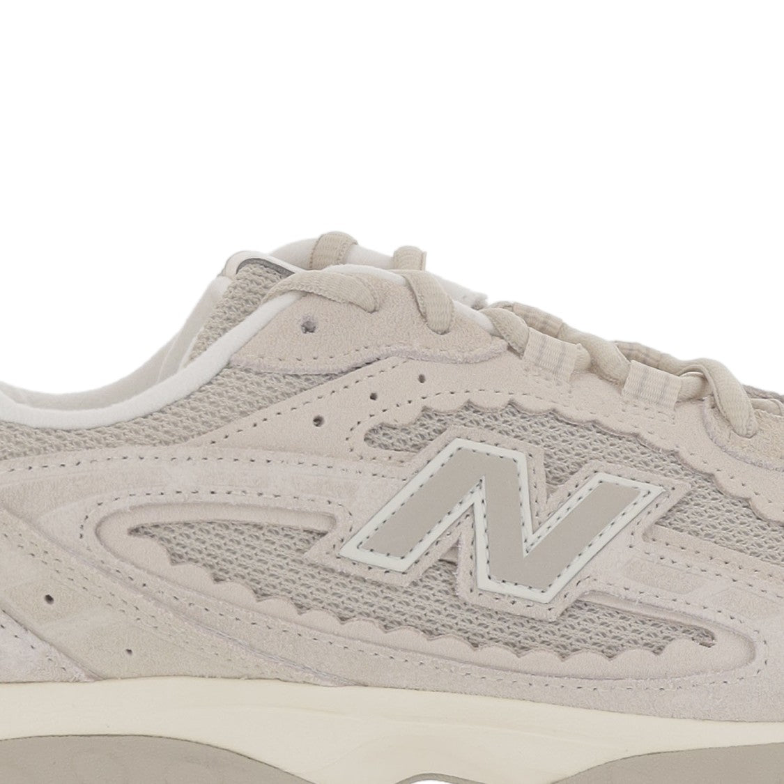 New Balance Beige 204L Panel Suede Mesh Sneakers