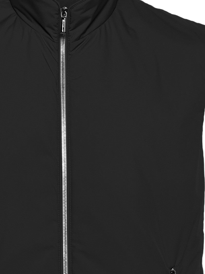 Moorer High Collar Nylon Vest