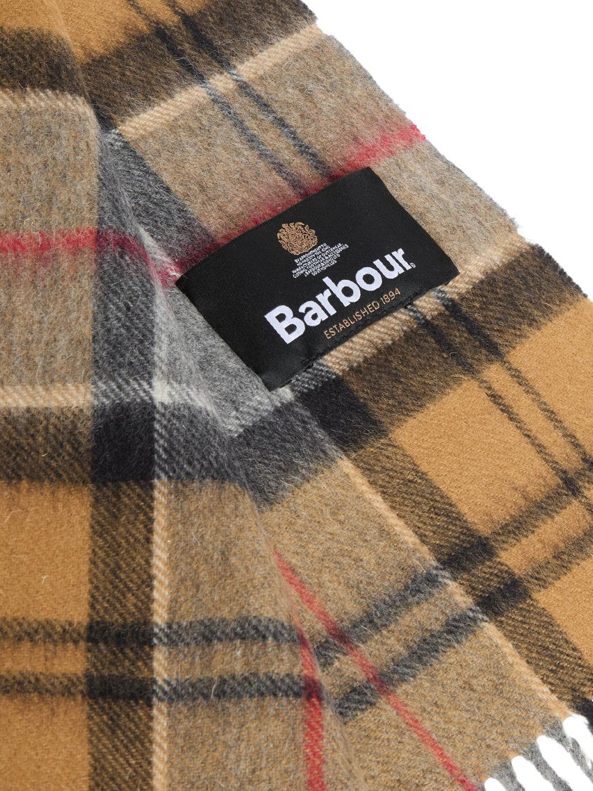 Barbour Mustard Tartan Scarf