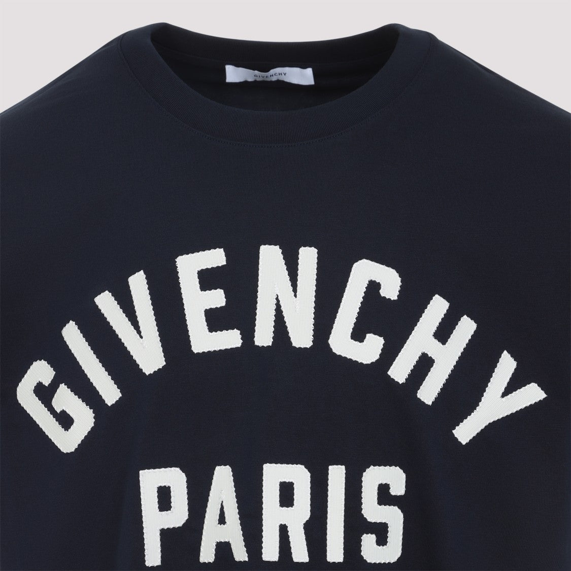 Givenchy Navy-Blue Cotton T-Shirt