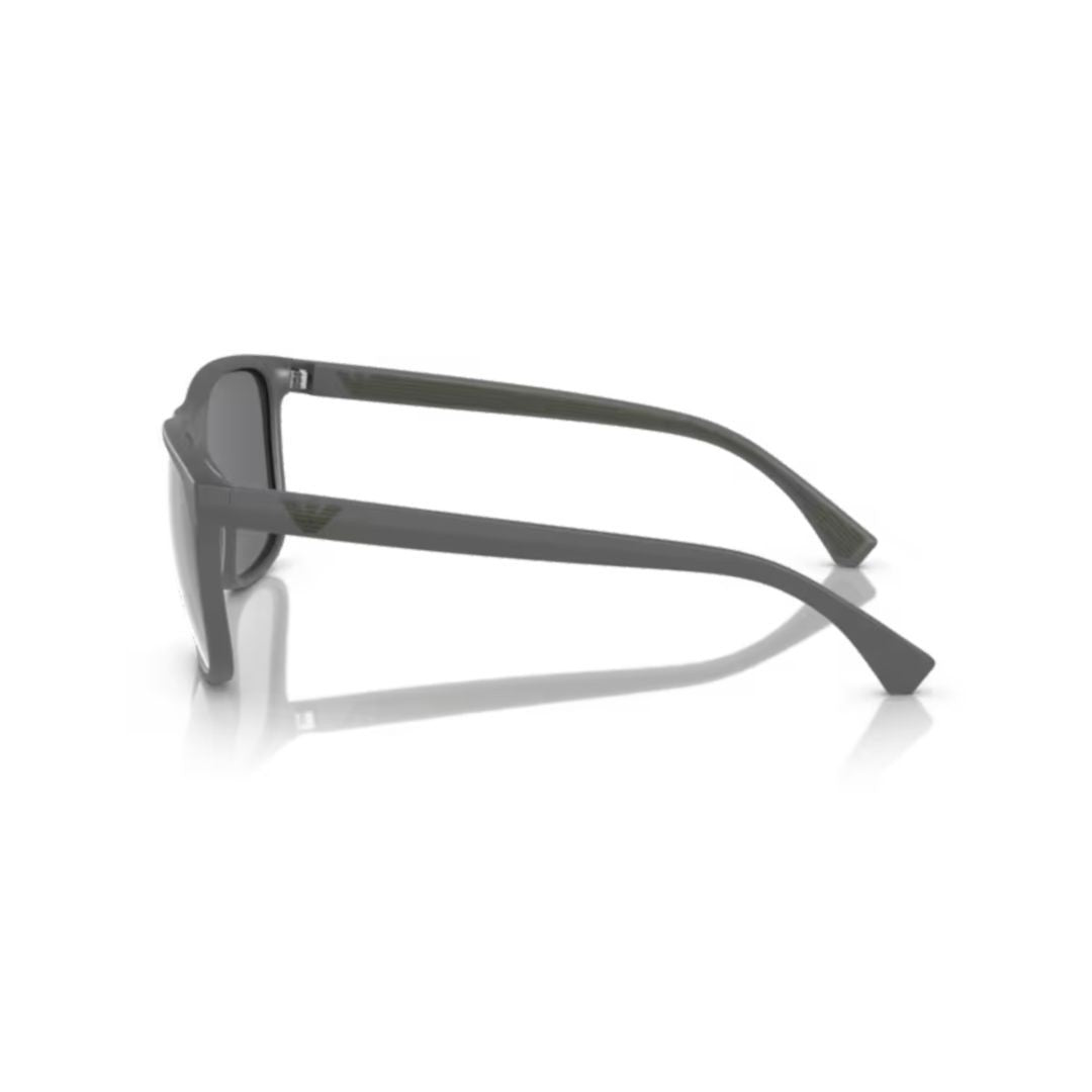 Emporio Armani 4129 Sole Rectangular Frame Sunglasses With Matte Finish