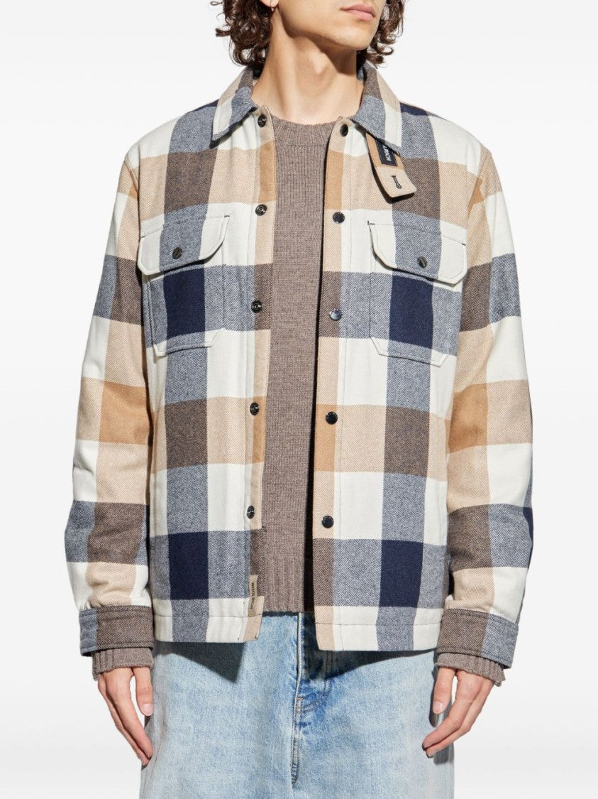 Woolrich Plaid Button-Up Shirt With Chest Pockets