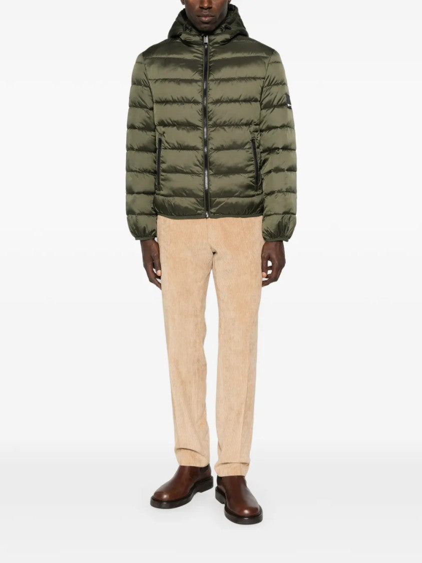 Karl Lagerfeld Structured Minimalist Jacket With Front Zipper Closure