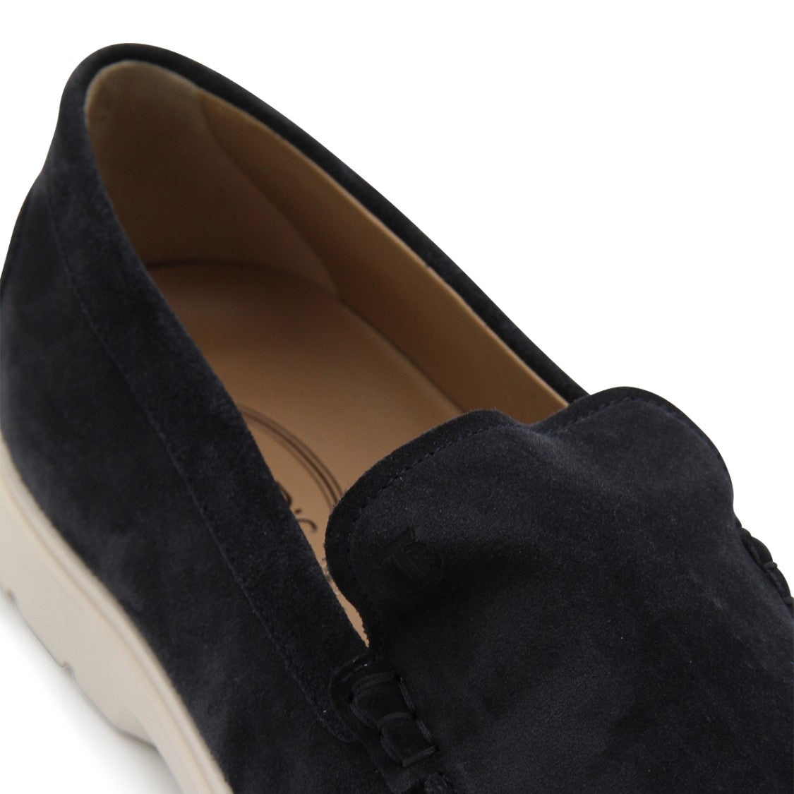Tod's Blue Leather Loafers