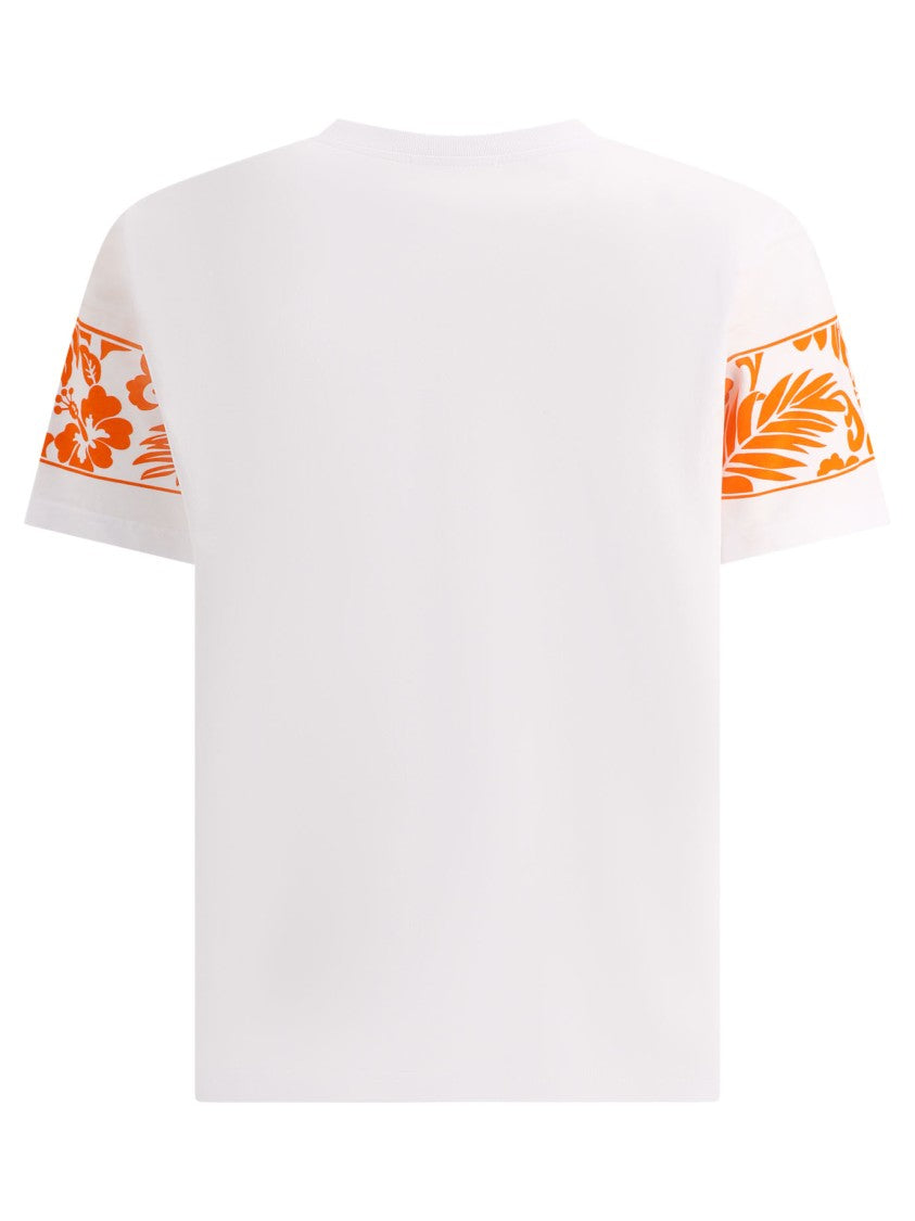 Maison Kitsuné White Crew Neck T-Shirt