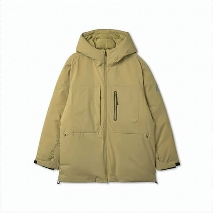 Crtfd High Collar Padded Jacket With Hood