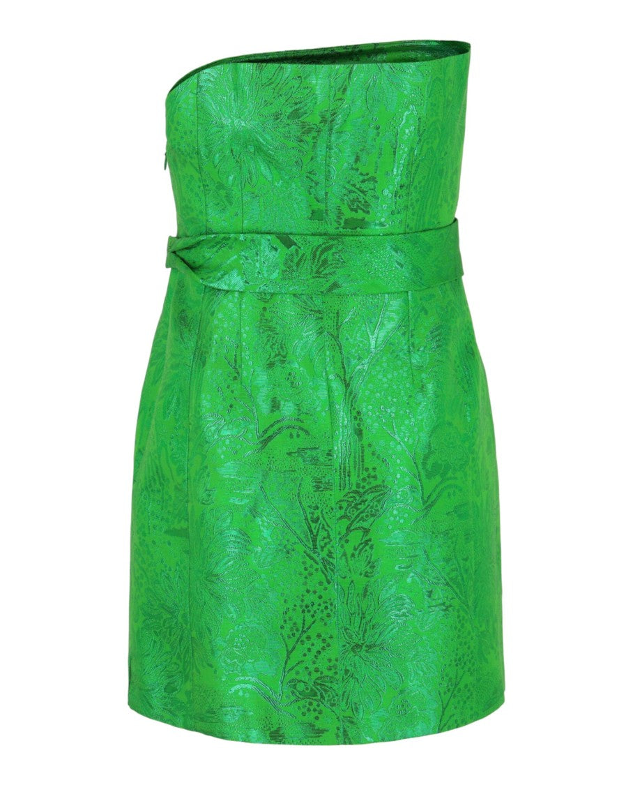Givenchy Floral Jacquard Bustier Dress