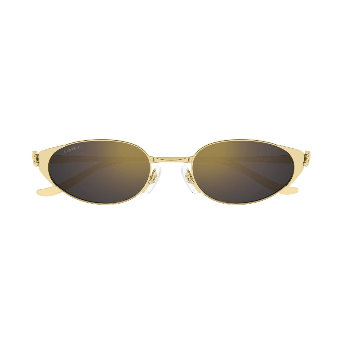 Cartier Ct0630s Oval Metal Frame Sunglasses