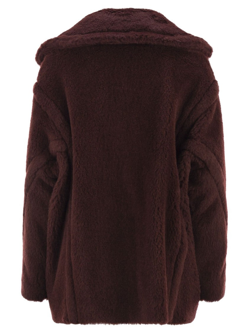 Max Mara Olga - Teddy Bear Icon Coat Short In Alpaca And Wool