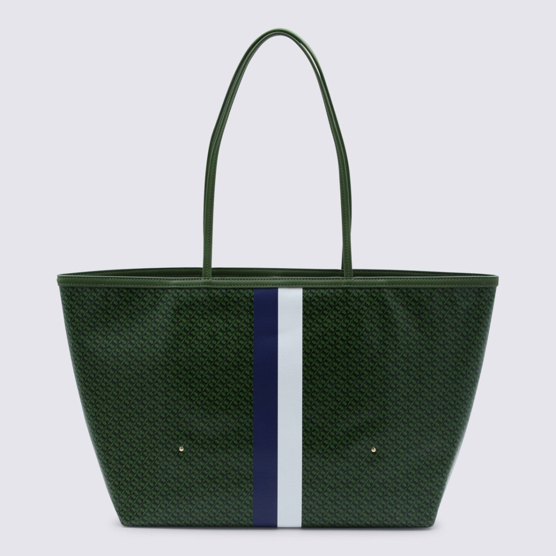 Tory Burch Textured Dark Green Tote Bag