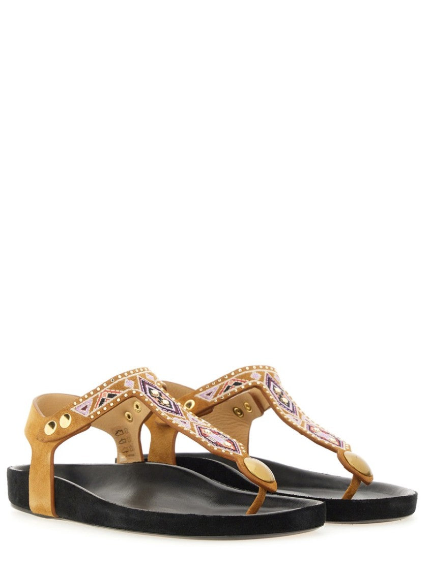 Isabel Marant Enore Leather Sandals
