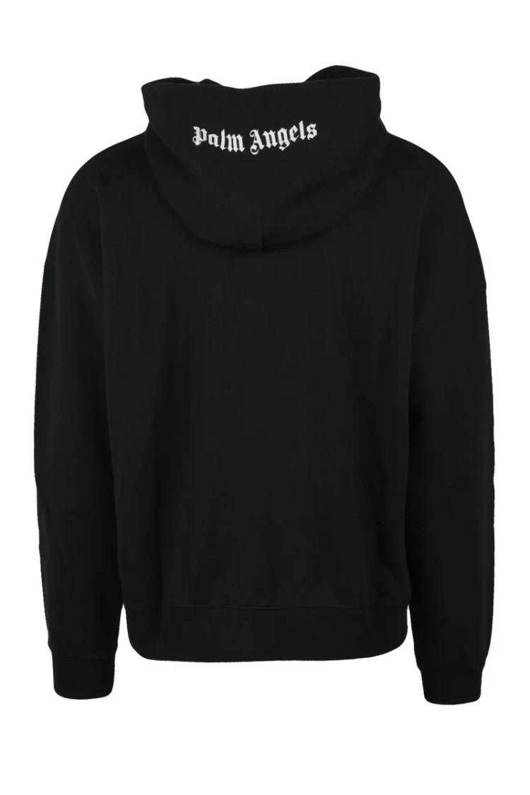 Palm Angels Relaxed Fit Black Hoodie