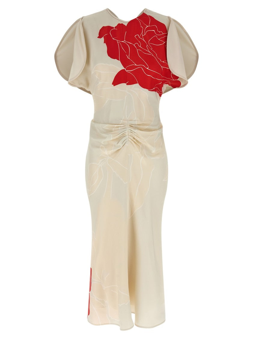 Victoria Beckham 'Gathered Waist' Dress