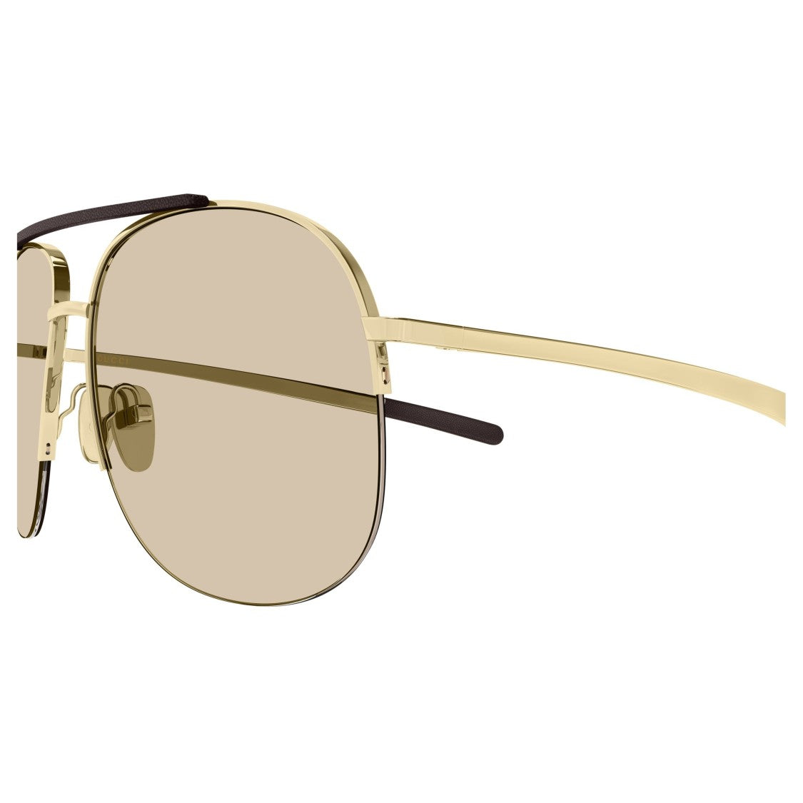 Gucci Gg2165s Polished Gold Metal Sunglasses