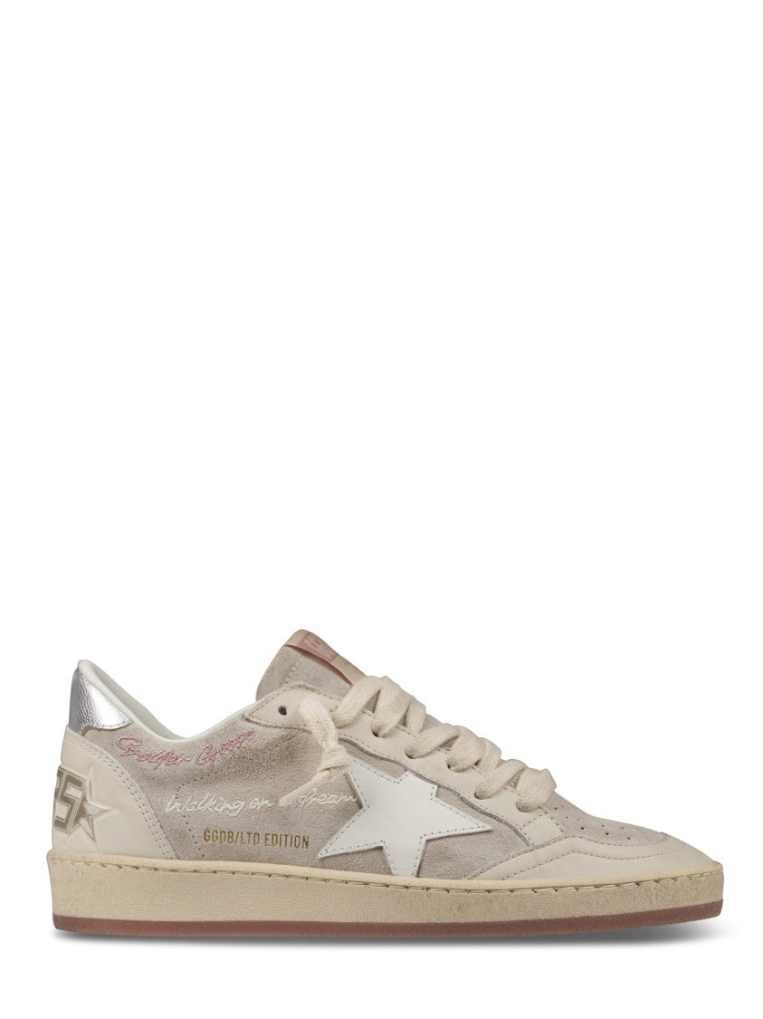 Golden Goose Low-Top Sneakers With Mixed Textures