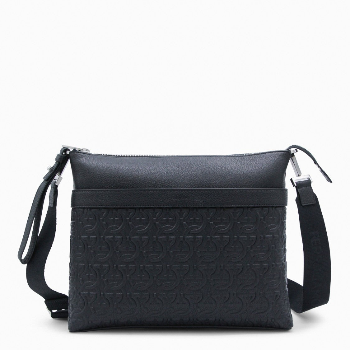 Ferragamo Structured Black Bag With Clean Lines