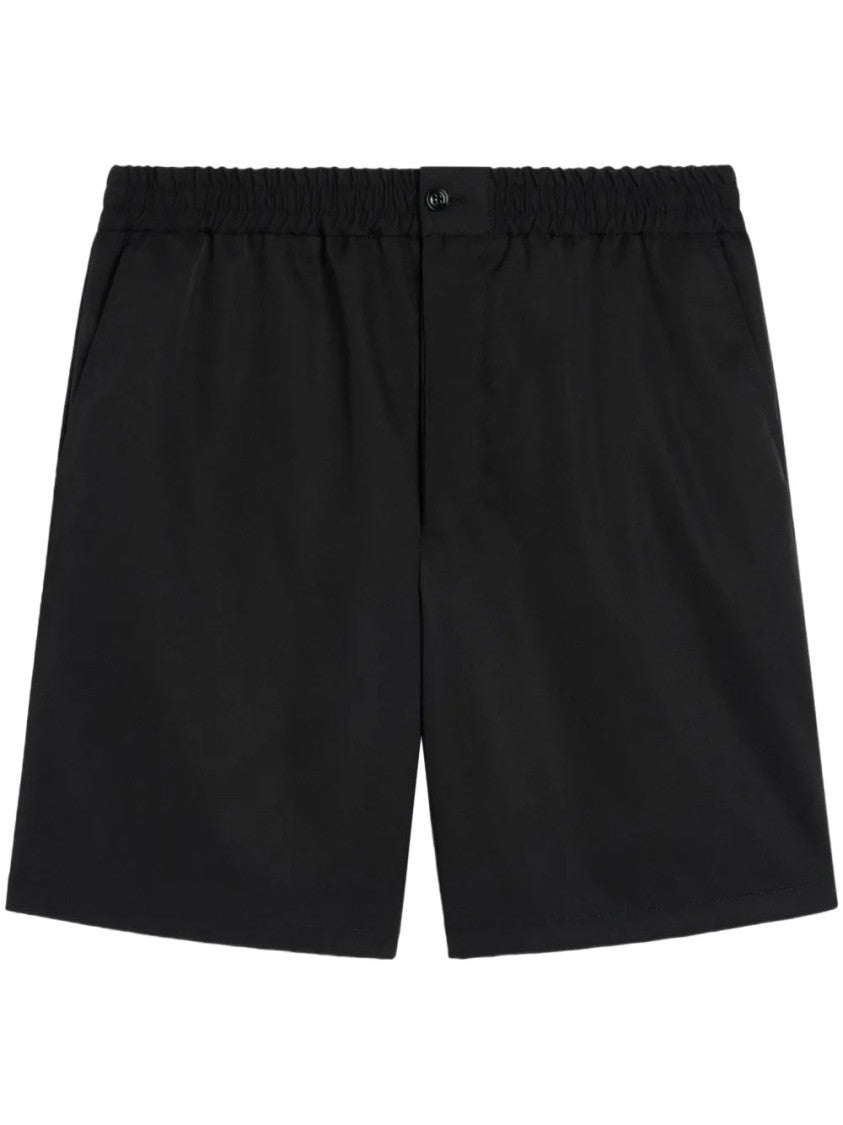 Ami Elasticated-Waist Nylon Shorts With Versatile Design