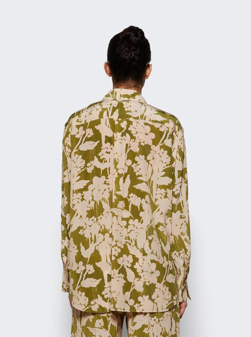 Victoria Beckham Pyjama Shirt Parkeet And Blush