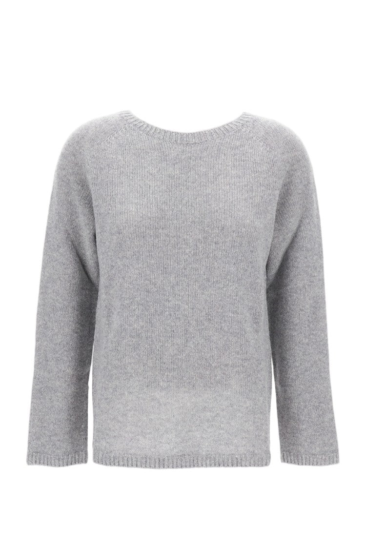 Max Mara Crew Neck Cashmere Blend Pullover