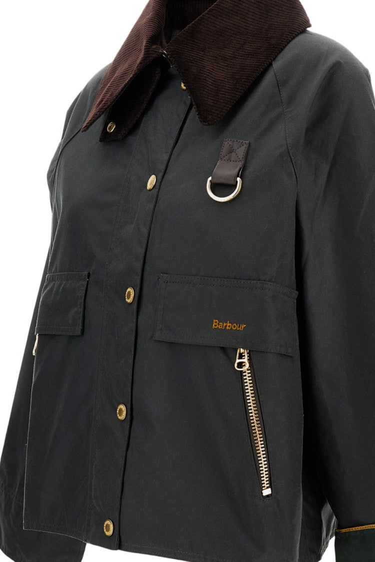 Barbour Dark Green Waxed Cotton Jacket