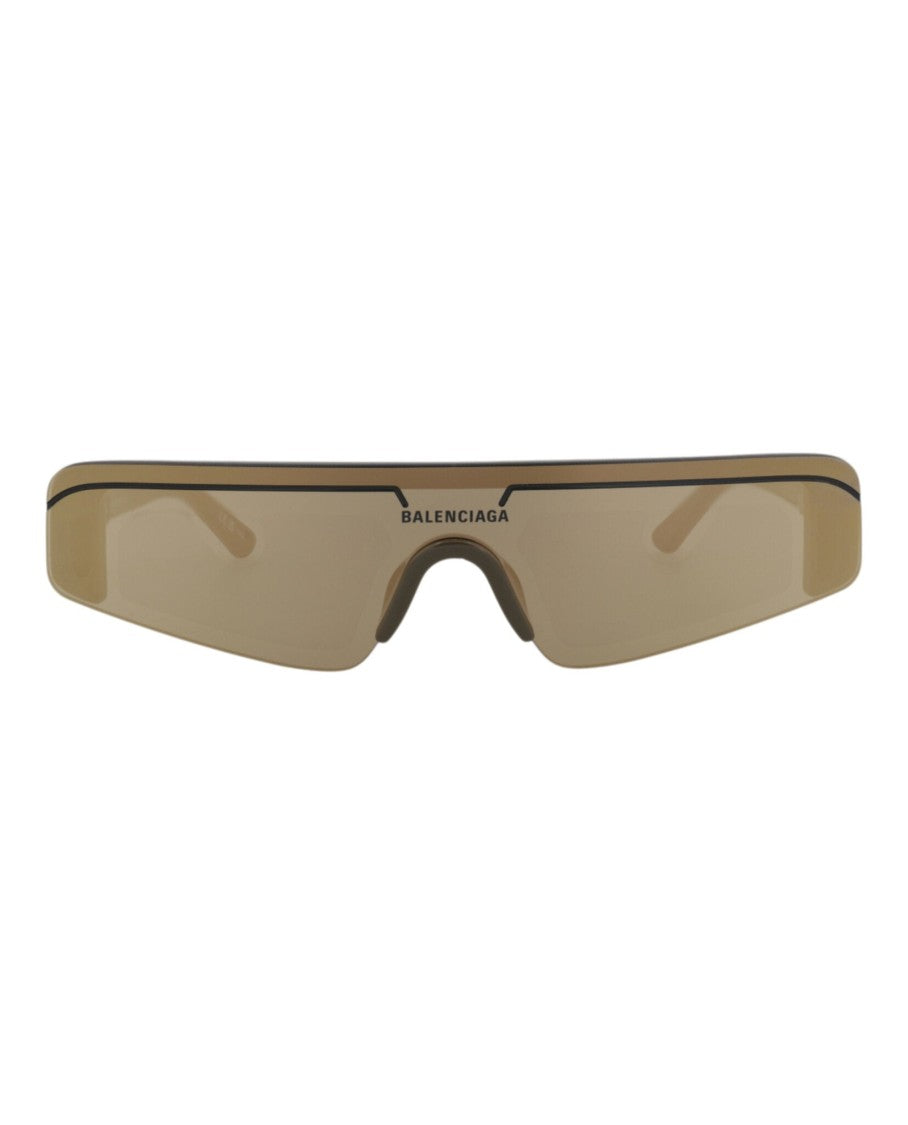 Balenciaga Shield-Frame Recycled Acetate Sunglasses