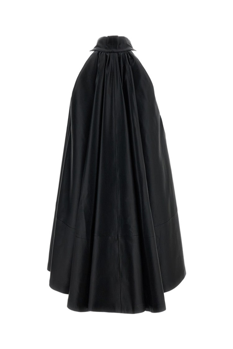 7 For All Mankind Faux Leather Frill Dress