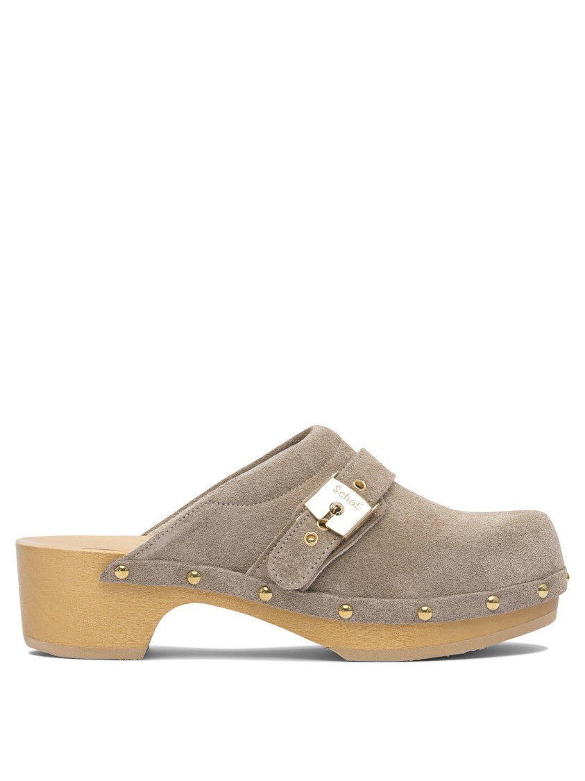 Scholl Pescura Clog With 50Mm Heel