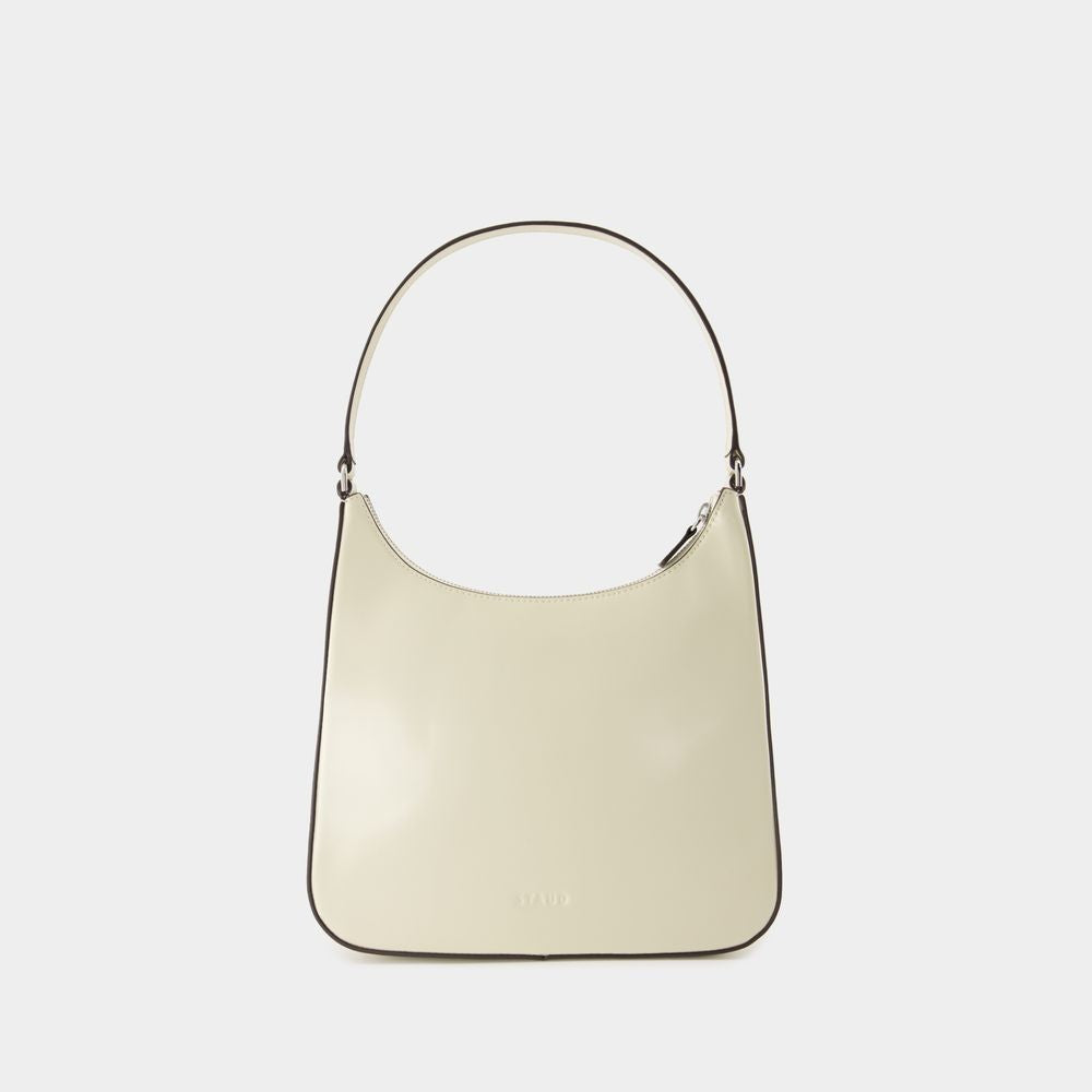 Staud Alec Shoulder Bag - Leather - Beige