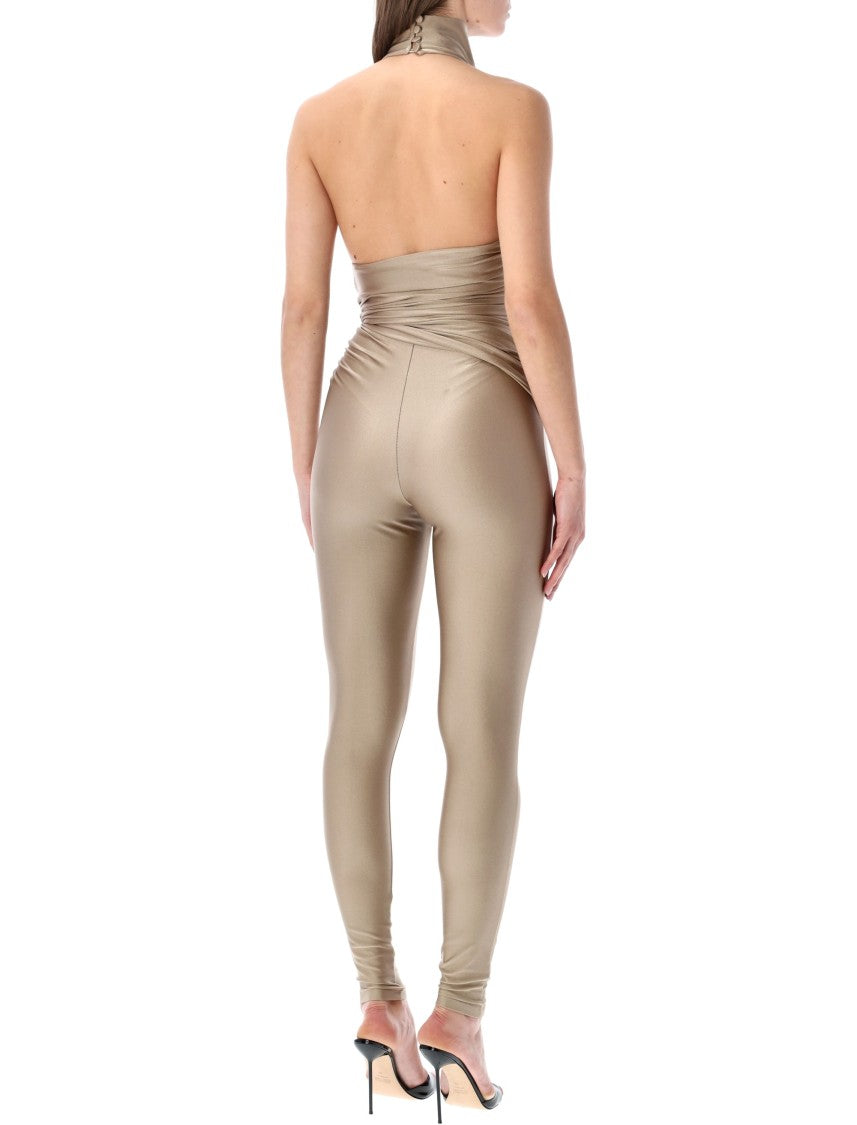 The Andamane Tatiana Halterneck Lycra Jumpsuit