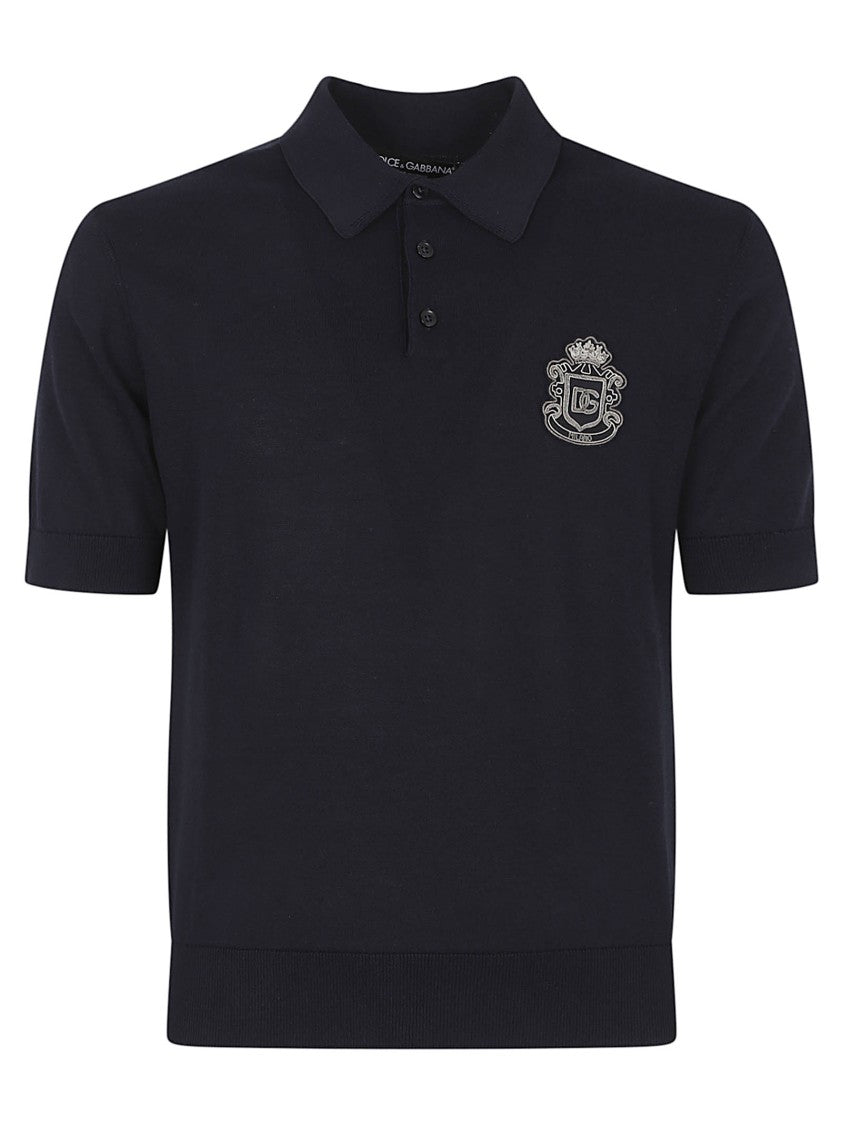 Dolce & Gabbana Cotton Polo Shirt With Classic Collar