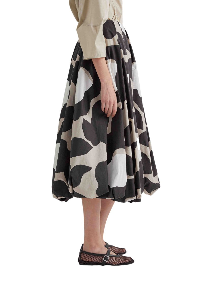 Meimeij Gonna Voluminous Midi Cotton Skirt