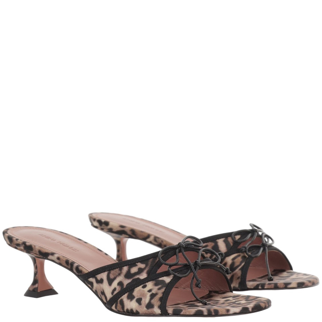 Amina Muaddi Eleonora Silk Sandals