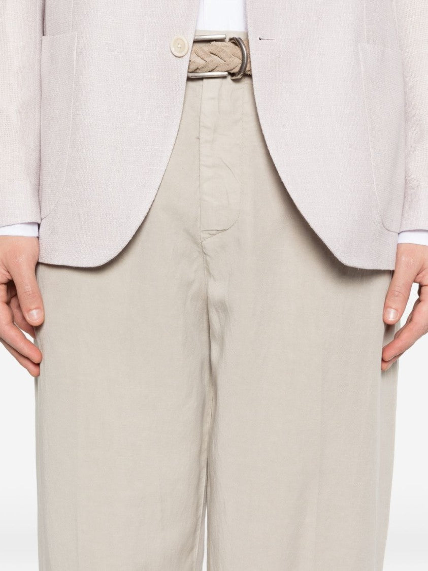 Dondup Yeast Beige Straight-Leg Jeans